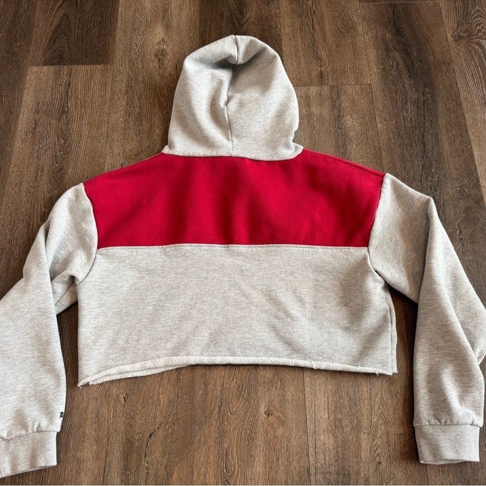 Iowa State Colorblock Cropped Hoodie - Picture 7 of 8